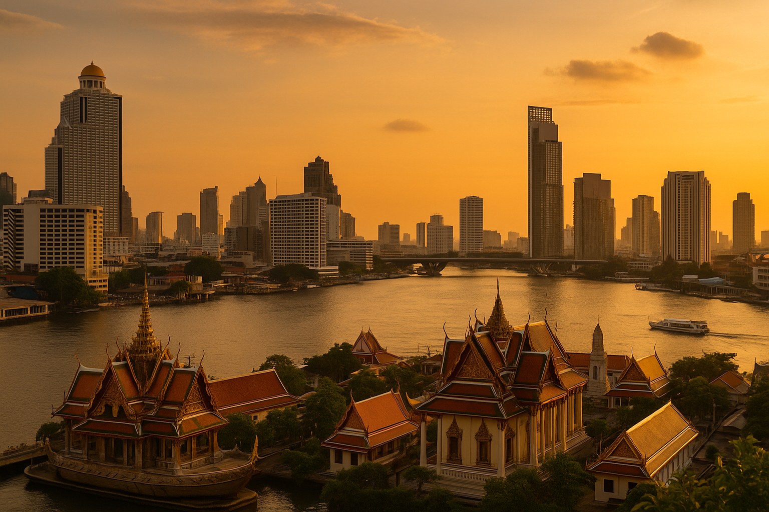 Filming in Bangkok